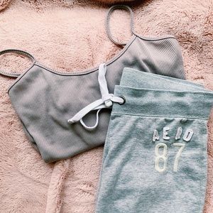 GREY AERO SWEATPANTS